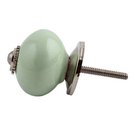 Solid Light Grey Silver Fitting Ceramic Drawer Knob Online